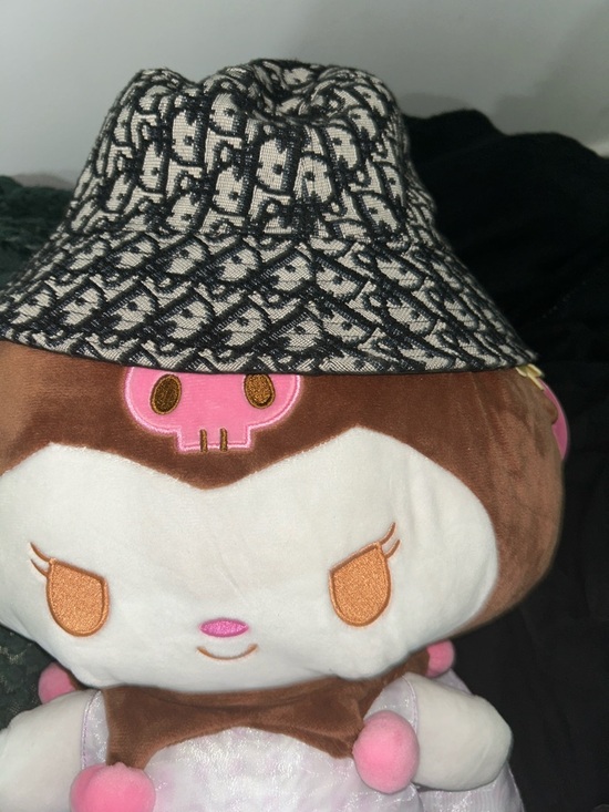 Dior Accessories - Dior Black and Cream Monogram Bucket Hat